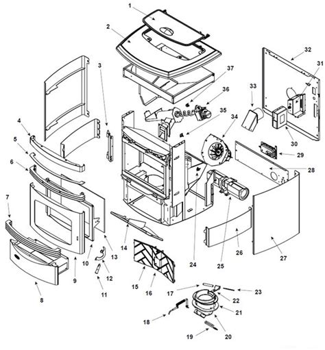 castile pellet stove parts